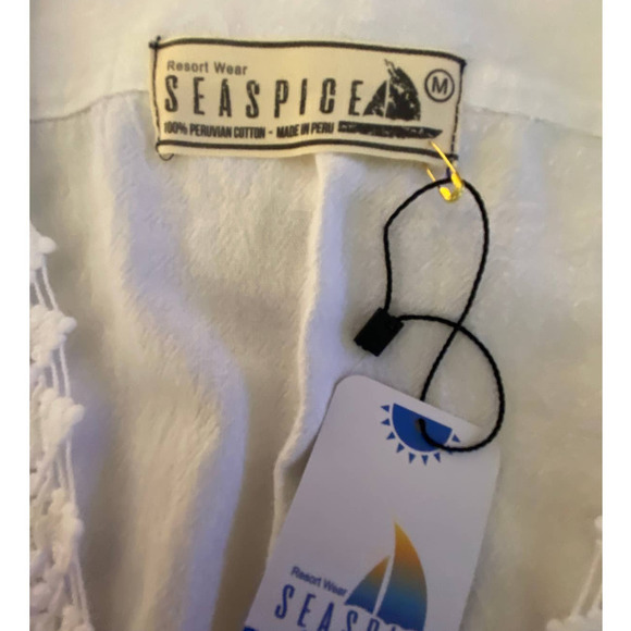 NWT Seaspice White Dress/Swimsuit Cover, Knee Length - Picture 9 of 10